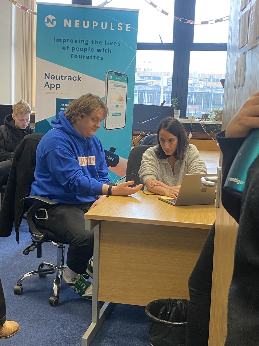Today, @lewiscapaldi trialled the wearable wrist Neupulse stimulation device to see if it would help him manage his tics. The great news is he found it relaxing and very effective in reducing his head and shoulder #tics #ThisIsTourettes #ItsNotWhatYouThink #TourettesWeMatter