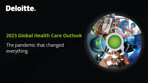 Deloitte's tweet photo. Just launched: Our 2023 Global Health Care Outlook discovers that the adoption of new #technology and care delivery models will change #healthcare sector over the next decade. #HCOutlook
https://t.co/s4dMa84tsv https://t.co/PmJej96xPO