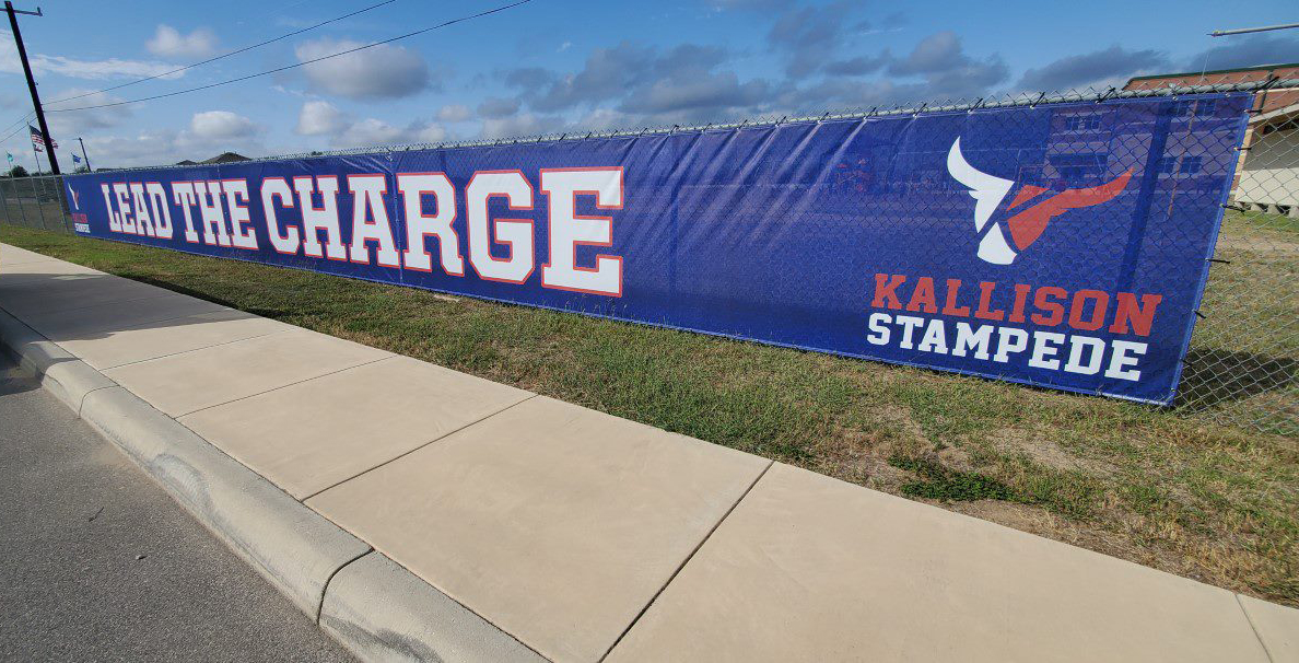 waterboy_tx's tweet photo. Lead the Charge! @NISDKallison @NISD @BSNSPORTS_TX @BSNSPORTS_TX
#webrandbig #athletics #sports #sportsbranding #waterboygraphics #customdoors #customentrances #customwindows #customgraphics #customwindscreens #bsnsports #kallison #stampede #northsideisd https://t.co/WLvb1xCmX7