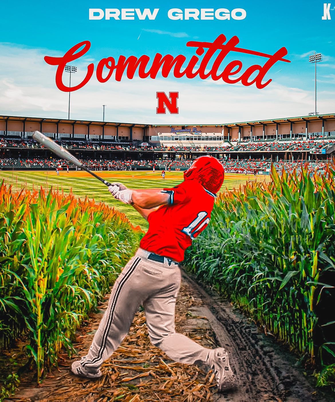 Drew Grego on Twitter "GriffinGoldman1 2025_402 Husker_Baseball T