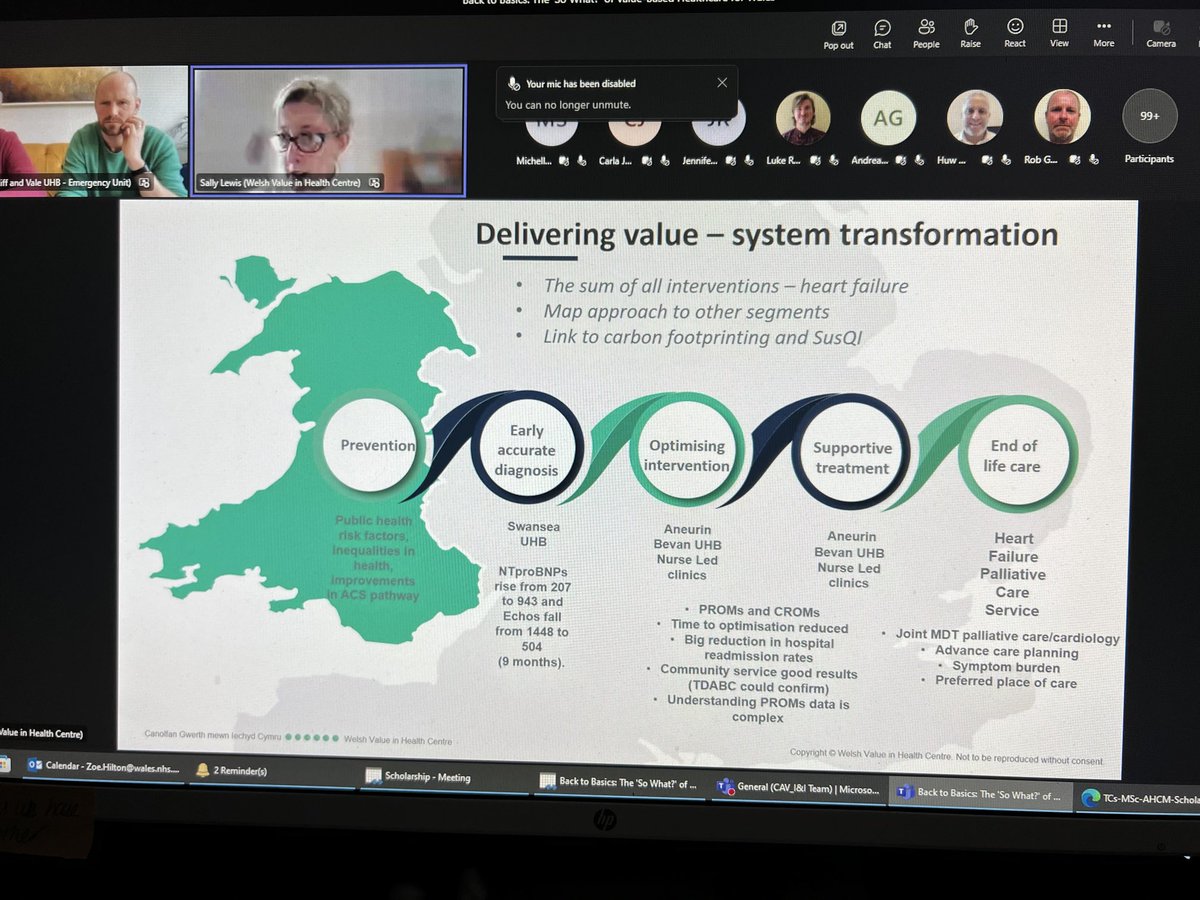 Another thought bought provoking webinar #valuebasedhealthcare ⁦@RslewisSally⁩ ⁦@drdlh77⁩