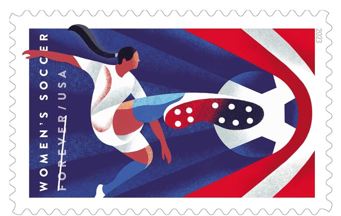 2023 is the year of  women’s soccer 😍

The US Postal service will issue the women’s soccer forever stamp in February before the SheBelieves Cup kicks off  👀🇺🇸