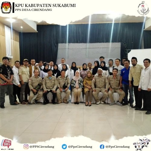 FaizMantra's tweet photo. Bimtek PPS se-Dapil 1 Kabupaten Sukabumi.
.
Tahapan Pembentukan Sekretariat PPS dan PANTARLIH
.
#TemanPemilih 
#KPUMelayani 
#PPS https://t.co/uhw8qQIXHa