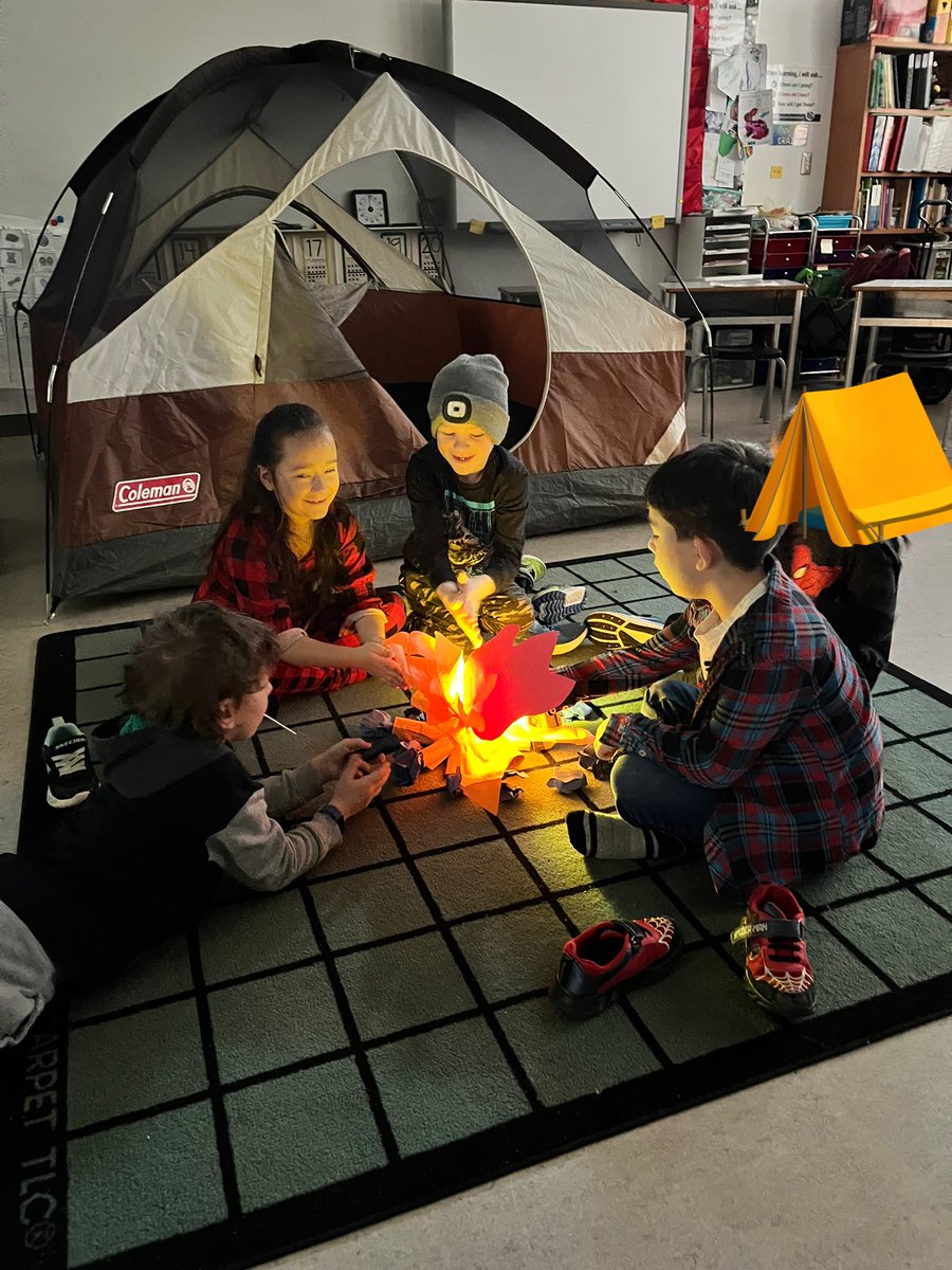 MrsCraigSSRCE's tweet photo. It’s camp day in 1C! We have a lot of happy campers today:) https://t.co/AsjK1yUtVc