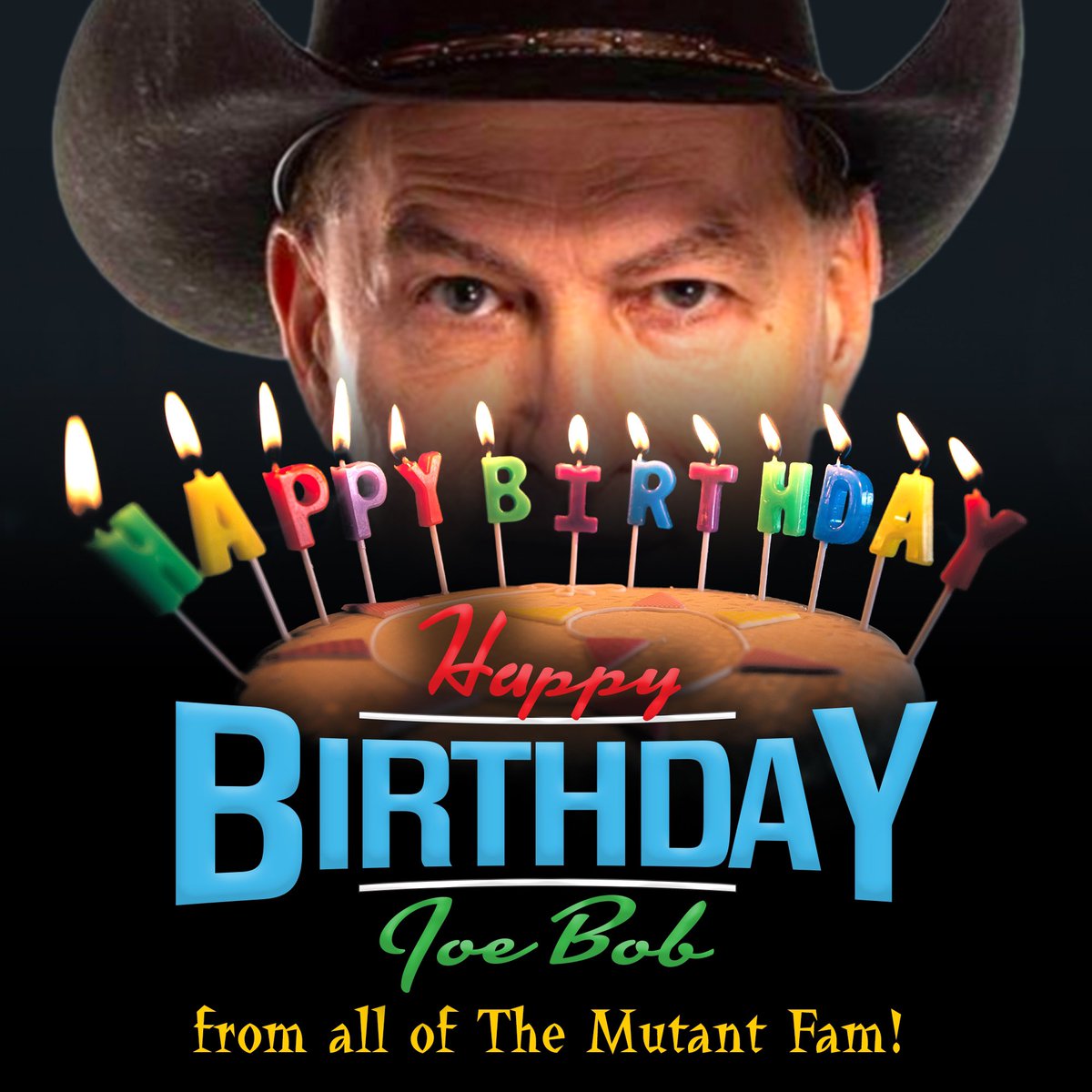 HAPPY 70TH BIRTHDAY to the man, the myth, the legend - Mr. Joe Bob Briggs! Whether we've been watching & reading your work our entire lives, or we recently discovered The Last Drive-In, all of us Mutants are here because of your passion for movies. #HappyBirthdayJoeBob 1/3