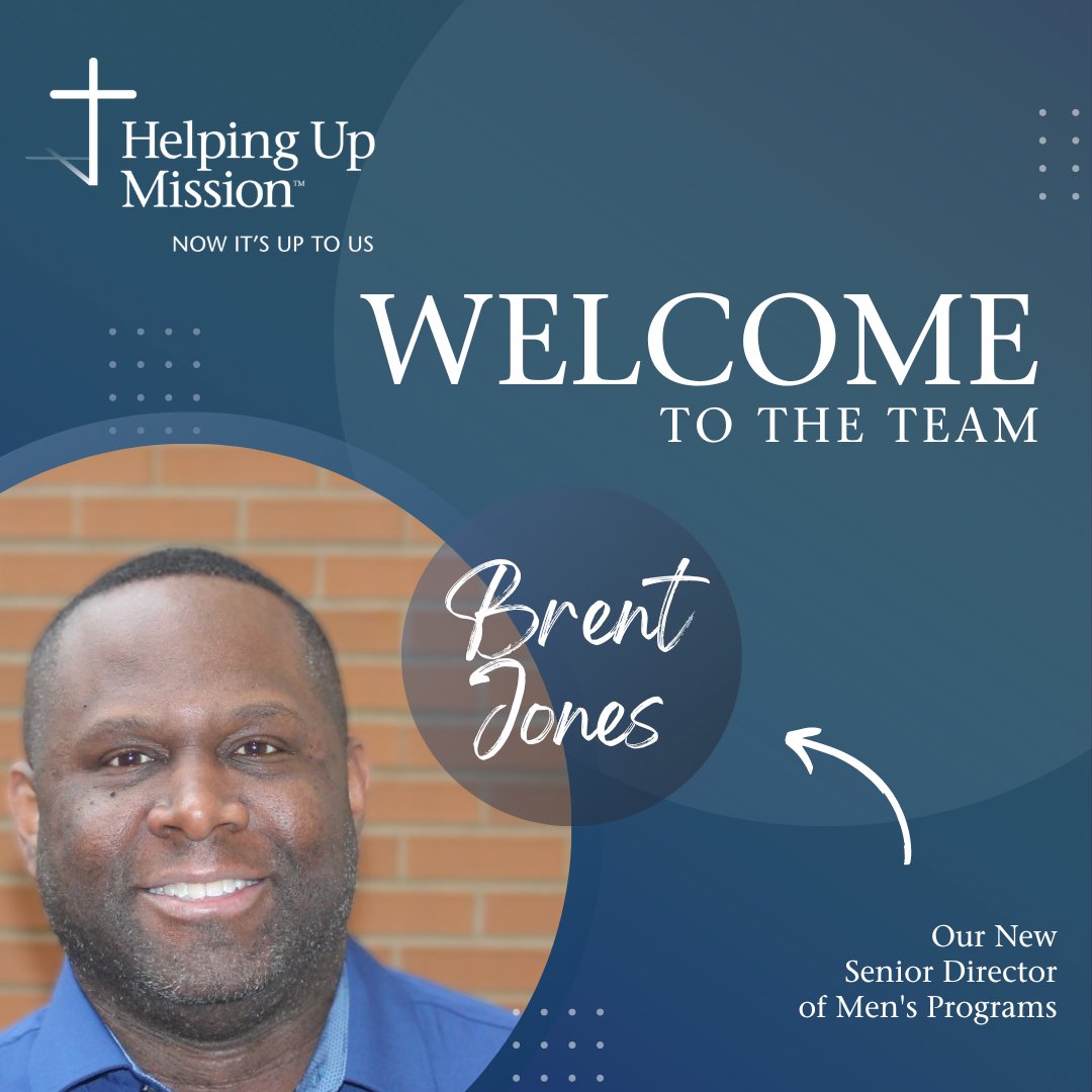 HelpingUp's tweet photo. Helping Up Mission would like to welcome Brent Jones to Team HUM. Brent will be serving as our new Senior Director of Men's Programs! We are truly happy that Brent will be calling HUM home.
#BuildingABetterBaltimore #TeamHUM #growthmindset https://t.co/NP1vamjmo3