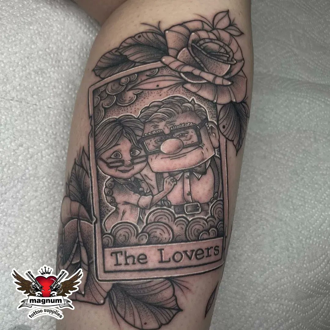 MagnumTattoo's tweet photo. โThe loversโ Nice work from Kristopher Taylor made using #magnumtattoosupplies ๐ค
.
.
#disneylandparis #disneytattoo #disneyup #tarotcards #tarotcardtattoo #disneyart #pixartattoo #pixarup#disneyworld #disneyuptattoo #thelovers
Instagram: kristophertaylor13 ๐๐ป https://t.co/vi3ArTfxi7