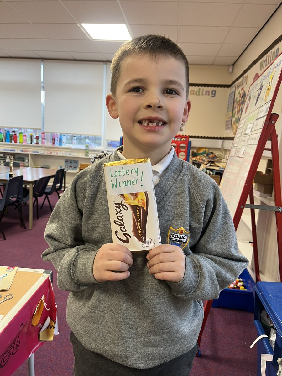 StAugustine_PS's tweet photo. Room 3 have been learning about money. This week, we were using our imagination to write about what we would do if we won the lottery. Our completed work earned us one lottery ticket each and the winner won a big bar of chocolate! ✨ #financialeducationweek https://t.co/o0c4rf5d7a