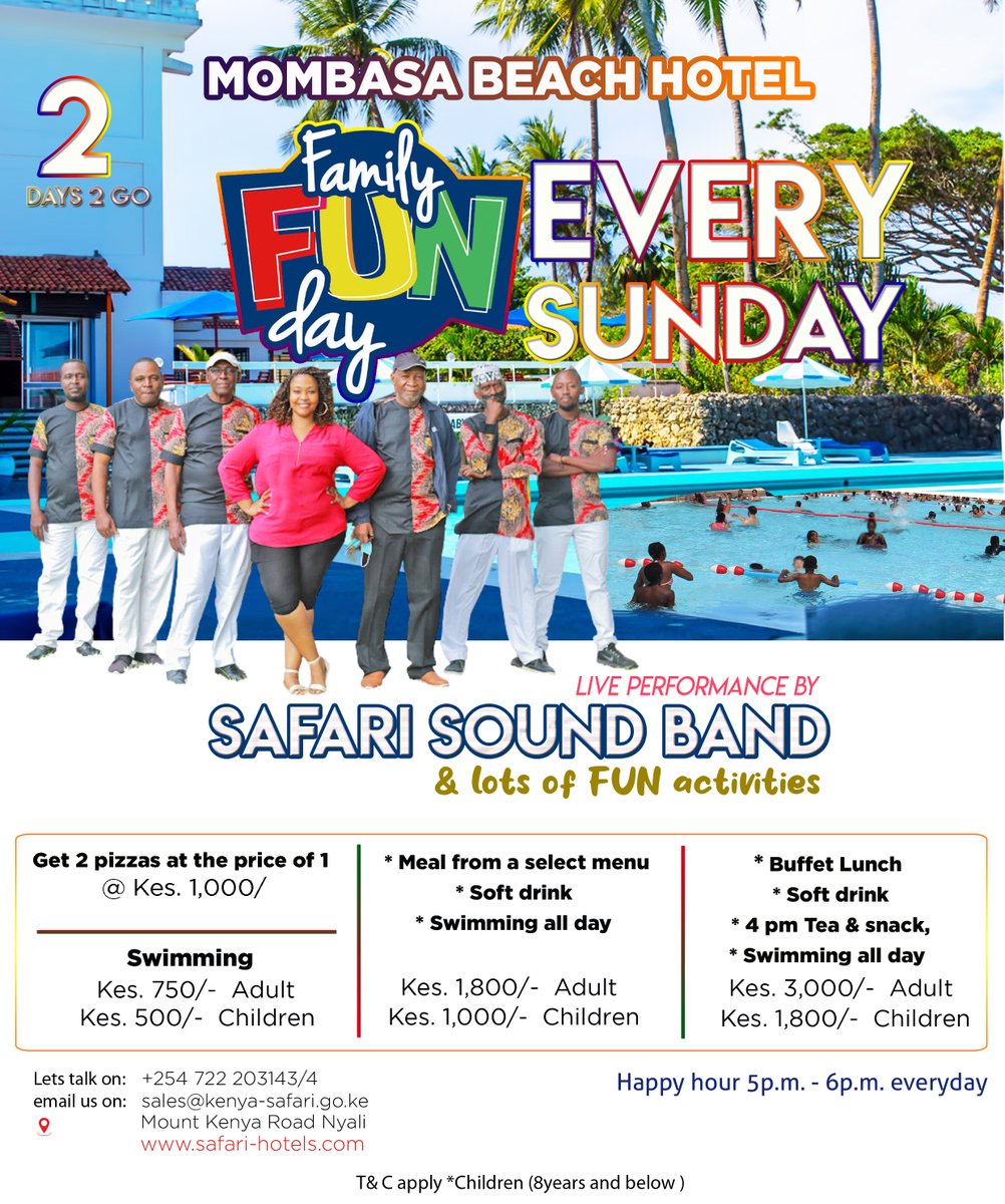 KSLHotels's tweet photo. 2 DAYS TO GO #familyfun #family #mombasa https://t.co/7EPcZwVJie