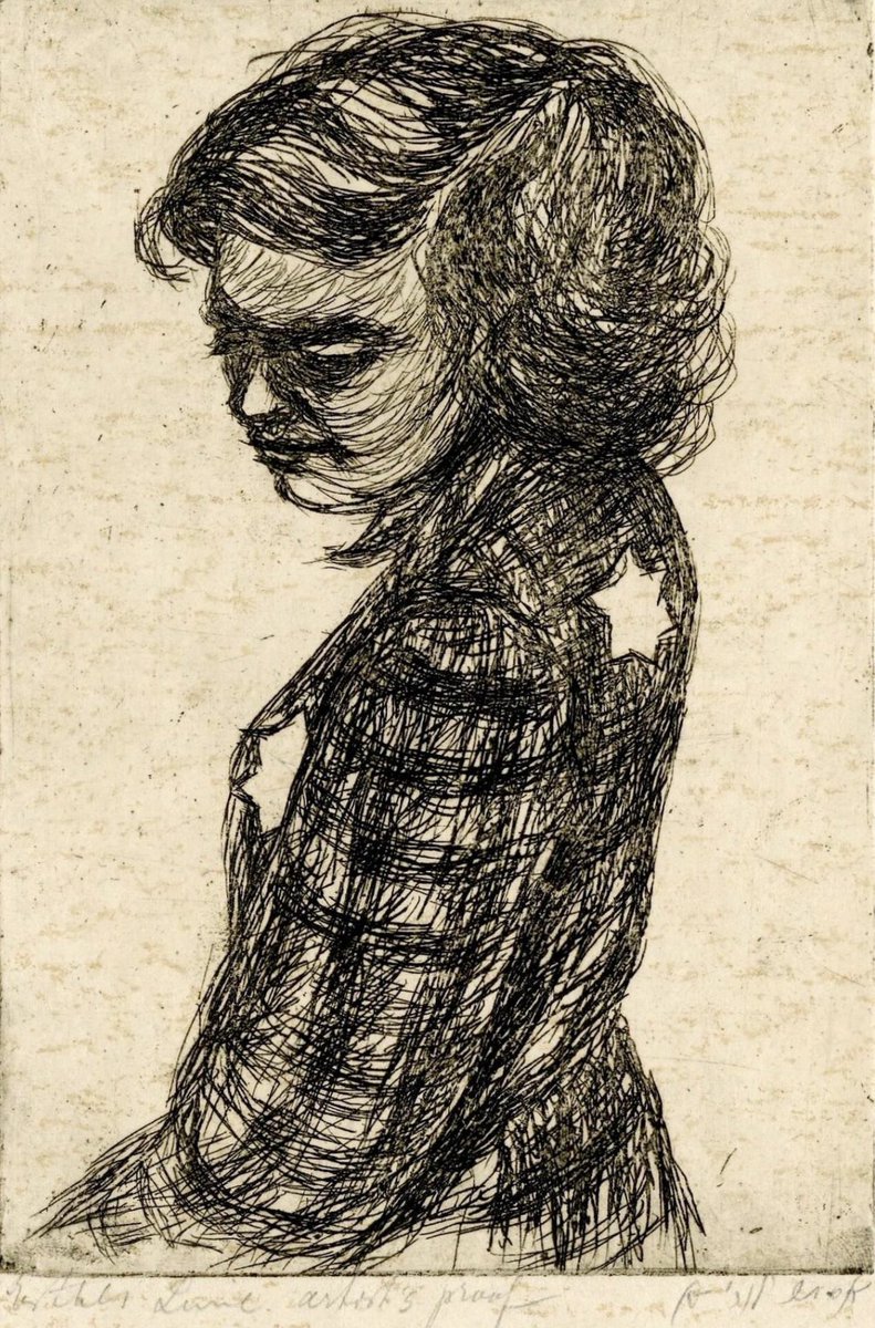 #InternationalHolocaustRemembranceDay

Young Woman with the Yellow Patch

#Artist #EstherLurie, documented ghetto life w/her #sketches

#holocausrremembranceday #holocaustsurvivor #holocaustart #yellowstar #art #sketch #drawing #israeliartist #neverforget #holocaust #shoah