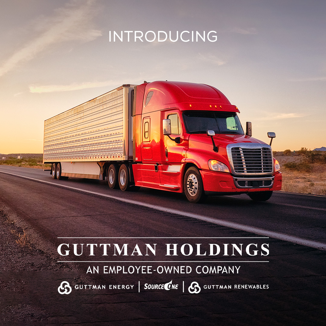 GuttmanEnergy's tweet image. Introducing our new employee-owned company, created by merging Guttman Energy, Guttman Renewables, and Source One Transportation. #guttmanholdings #guttmanenergy #sourceone #guttmanrenewables

guttmanholdings.com