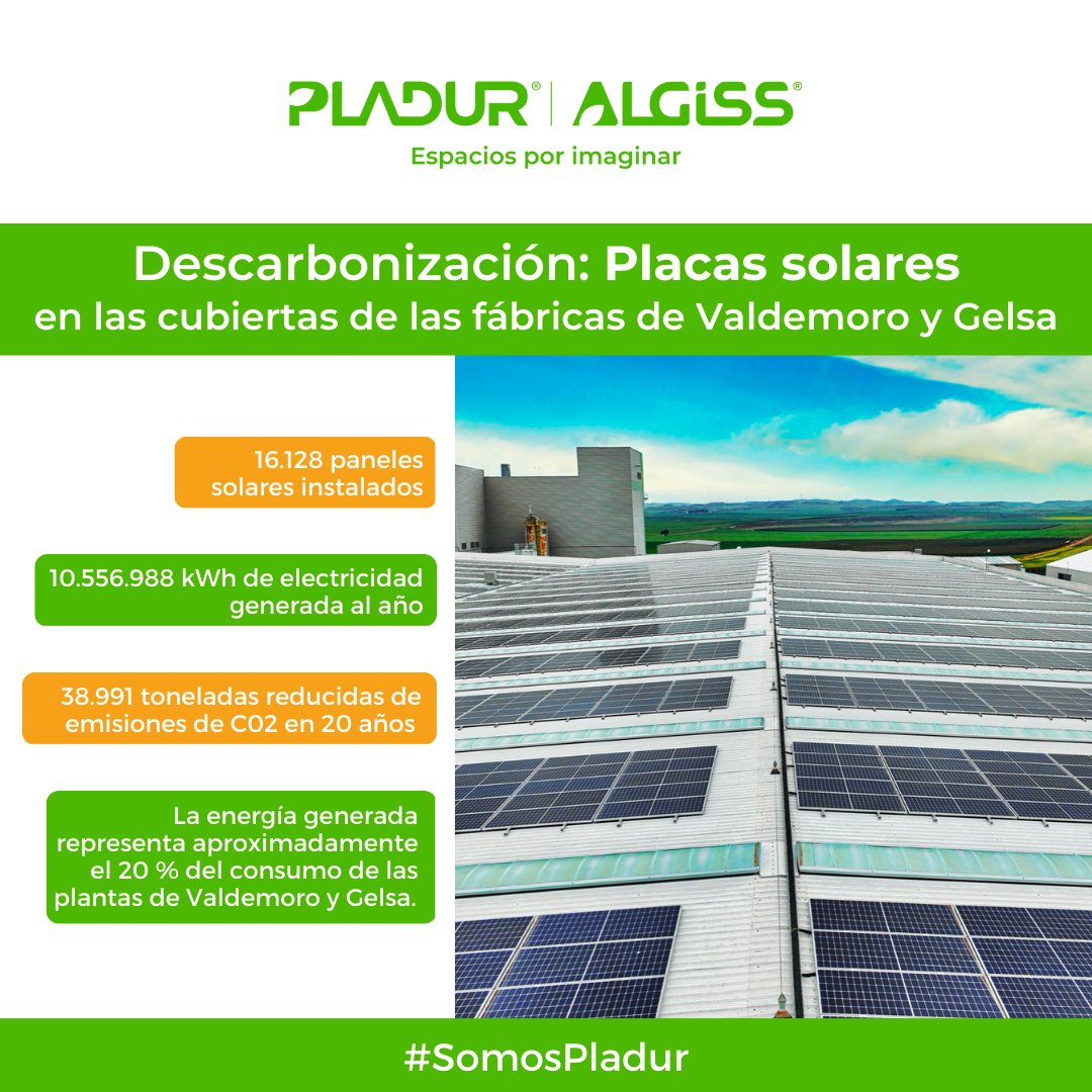 pladur_ES's tweet photo. Mañana 28 de enero se celebra el #DíaMundialDeLaAcciónFrenteAlCalentamientoTerrestre, también llamado Día Mundial por la Reducción de las Emisiones de CO2.

Desde Pladur® decidimos tomar acción, implementado el uso de energías renovables, para lograr un mundo más sostenible⬇ https://t.co/w9ISG55shA