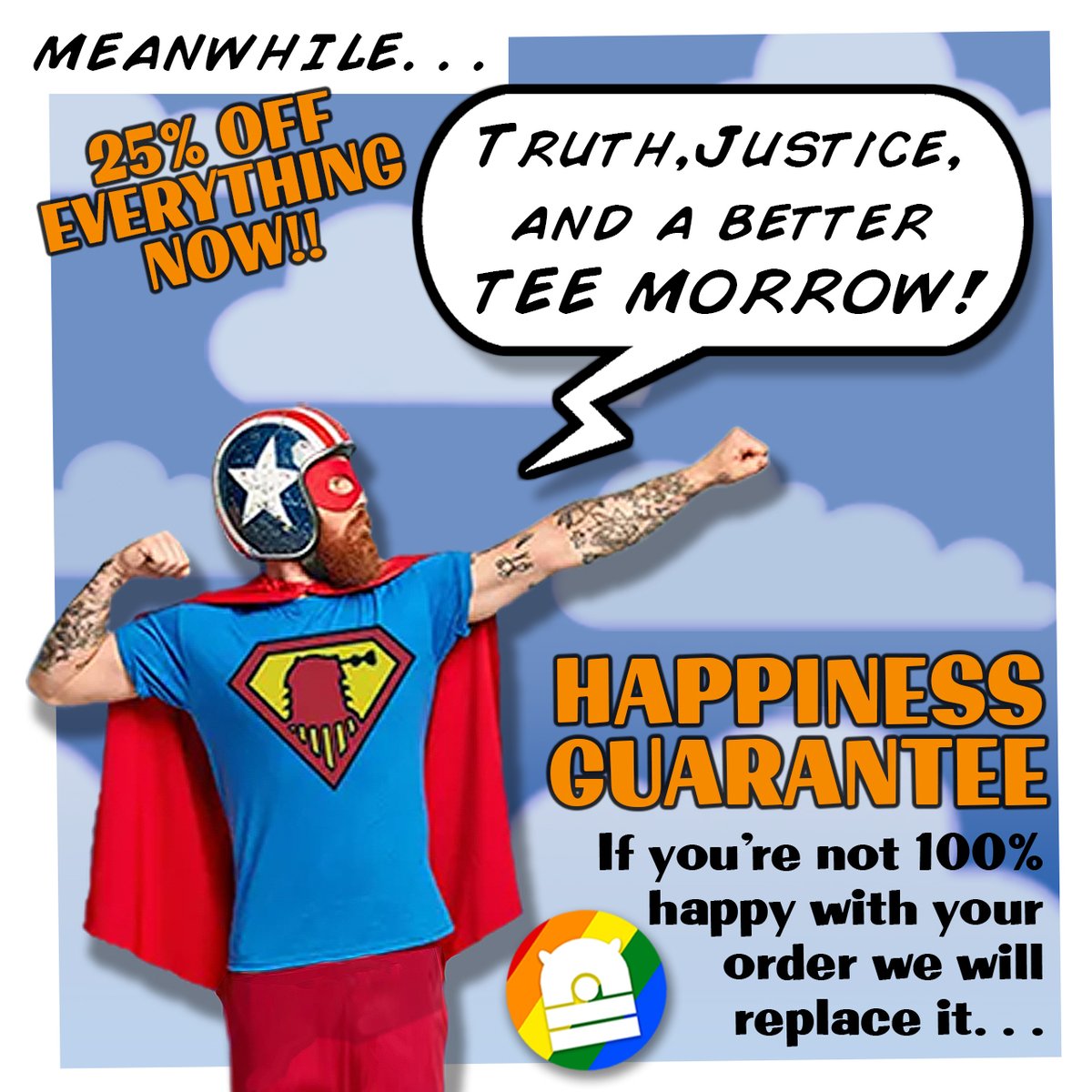 YES IT'S TRUE 25% OFF EVERYTHING. . . . 
==> thedailydalek.com/shop