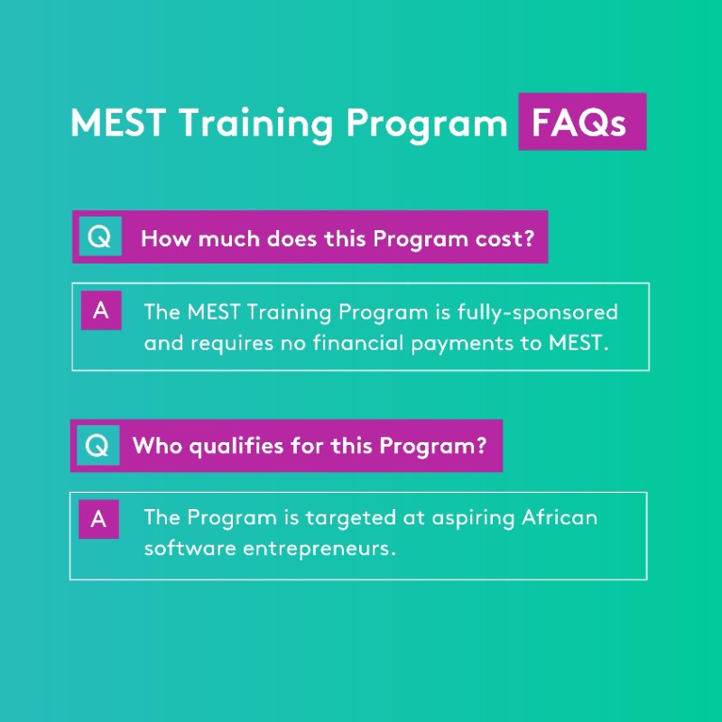 MESTAfrica's tweet image. Here are FAQs about our 12-month Training Program.

Didn’t get answers to the question on your mind?

You can send us an email at recruitment@meltwater.or or connect with the recruitment team via our Telegram channel: t.me/+Vv0V4mkbwRo5M…

#TechAndBeyond #MESTClassOf2024