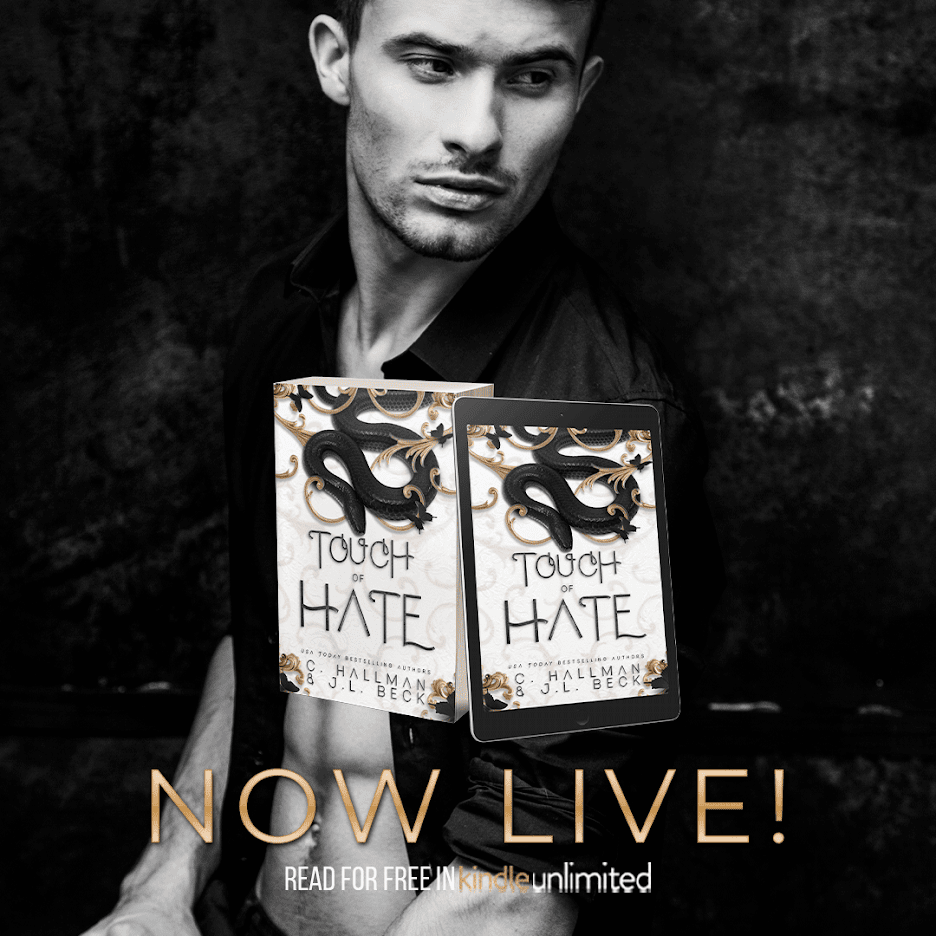 CandiKanePR's tweet photo. 𝙏𝙊𝙐𝘾𝙃 𝙊𝙁 𝙃𝘼𝙏𝙀 𝙗𝙮 @AuthorJLBeck &amp; @cassyhallman  𝙞𝙨 𝙉𝙊𝙒 𝘼𝙑𝘼𝙄𝙇𝘼𝘽𝙇𝙀!!
https://t.co/S3cYhW9wQF 

Add Goodreads:
https://t.co/j6DahEShH7

#NewRelease #TouchofHate #JLBeck #CHallman #AvailableNow #dark #EnemiesToLovers #CandiKanePR @candikanepr https://t.co/Zd8Jyv1juB