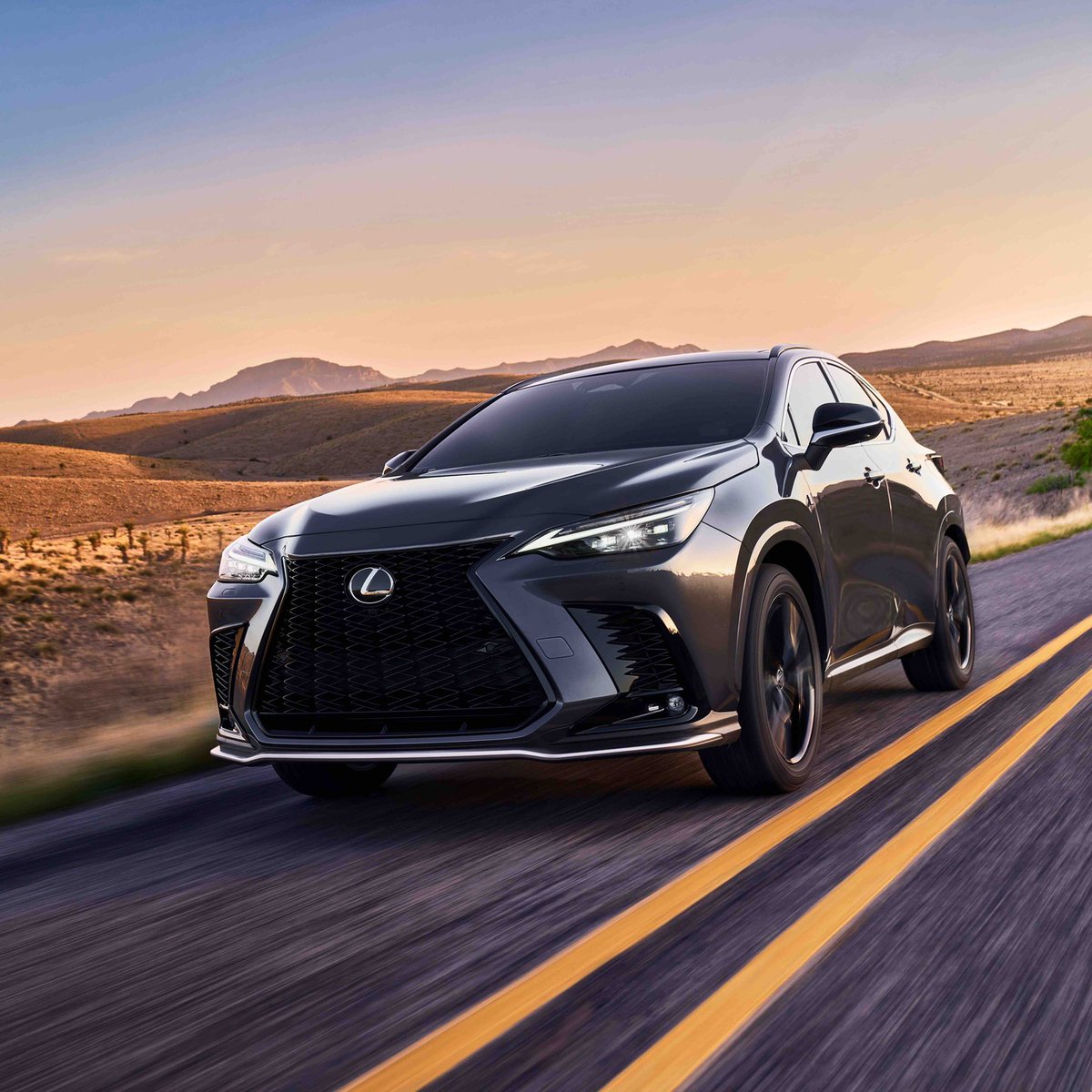 PetersonLexus's tweet photo. An SUV that doesn't just respond to the road. It responds to you. #LexusNX 350 F SPORT Handling AWD https://t.co/ElW8PtEVWr