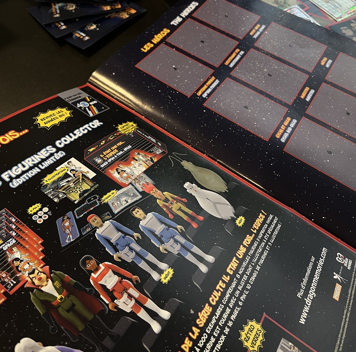 CarlottaFilms's tweet photo. Avis aux amoureux d’album d’images avec l'album dédié à IL ÉTAIT UNE FOIS... L'ESPACE édité chez #DragonMemories / #LaFéeSauvage avec #Procidis. À découvrir ici 👉https://t.co/Jvnte9MuXt 
LA REVANCHE DES HUMANOÏDES toujours dispo : https://t.co/z1RPQJ6JmW @Hello_Maestro https://t.co/KschlArbw0