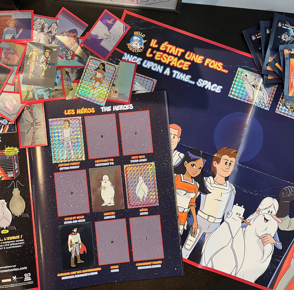 Avis aux amoureux d’album d’images avec l'album dédié à IL ÉTAIT UNE FOIS... L'ESPACE édité chez #DragonMemories / #LaFéeSauvage avec #Procidis. À découvrir ici 👉dragonmemories.com/products/album… 
LA REVANCHE DES HUMANOÏDES toujours dispo : laboutique.carlottafilms.com/products/la-re… <a href="/Hello_Maestro/">HELLO MAESTRO</a>