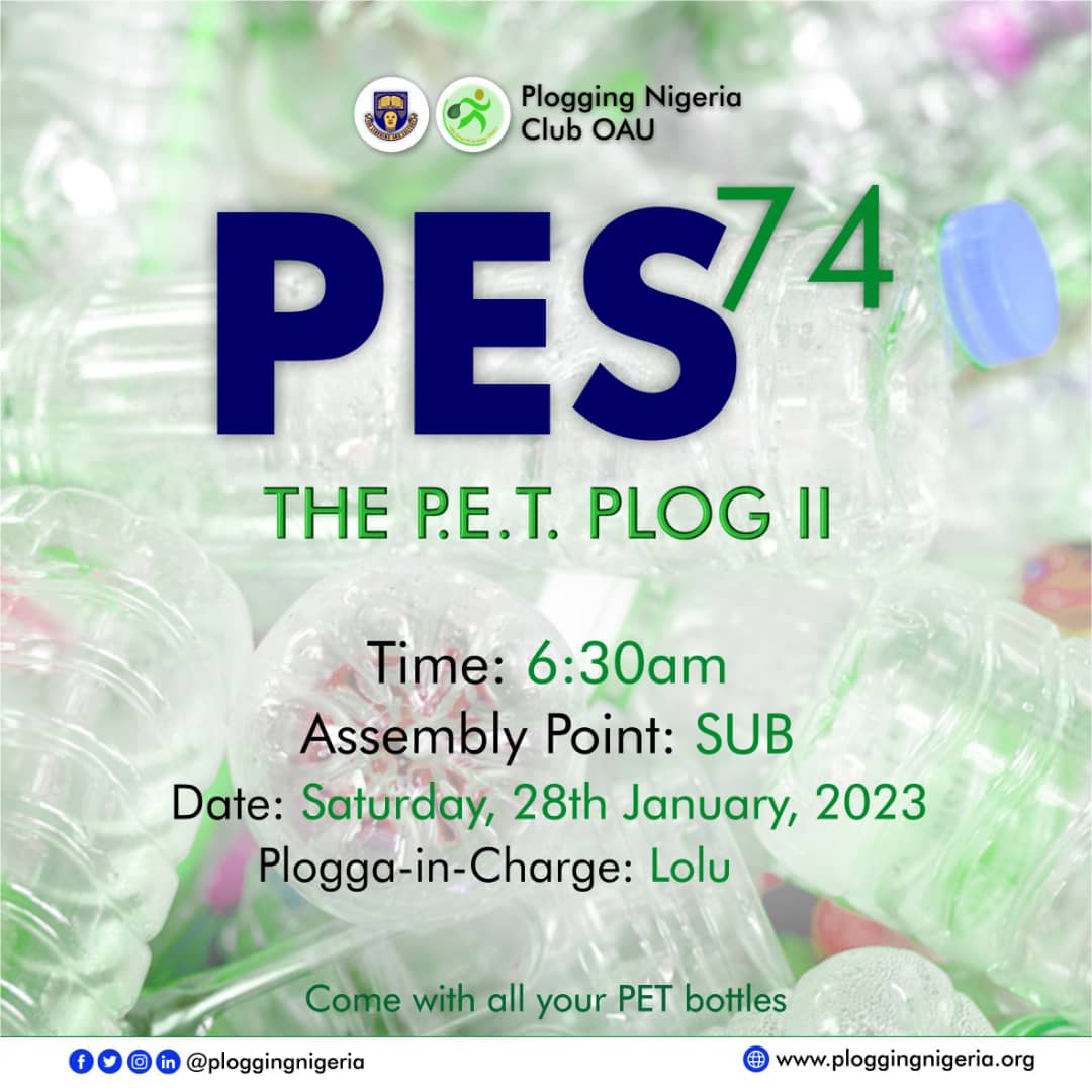 ploggingnigeria's tweet photo. #PloggingEpisodes this weekendβΌοΈ
FUTO resumes with their 11th plog after a long while.
FUTA presses on with their 22nd plog.
UNILAG resumes with their 24th plog.
OAU keeps the numbers running with their 74th plog.
#WeKeepFitToKeepClean
#FitPeopleInCleanCommunities https://t.co/Y2vZLpNQaI