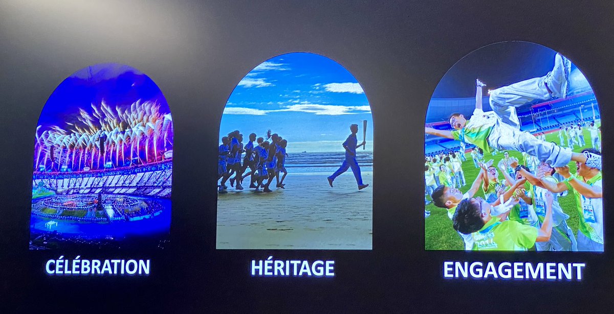 Présentation des #JO2024 #Paris par Denis Masseglia président honoraire du <a href="/OCnosf/">ORSA CNOSF</a> au voeux de <a href="/espritservicefr/">Esprit de Service France</a> : un événement hors normes !