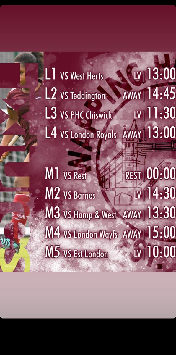 Wapping Hockey Club tweet media