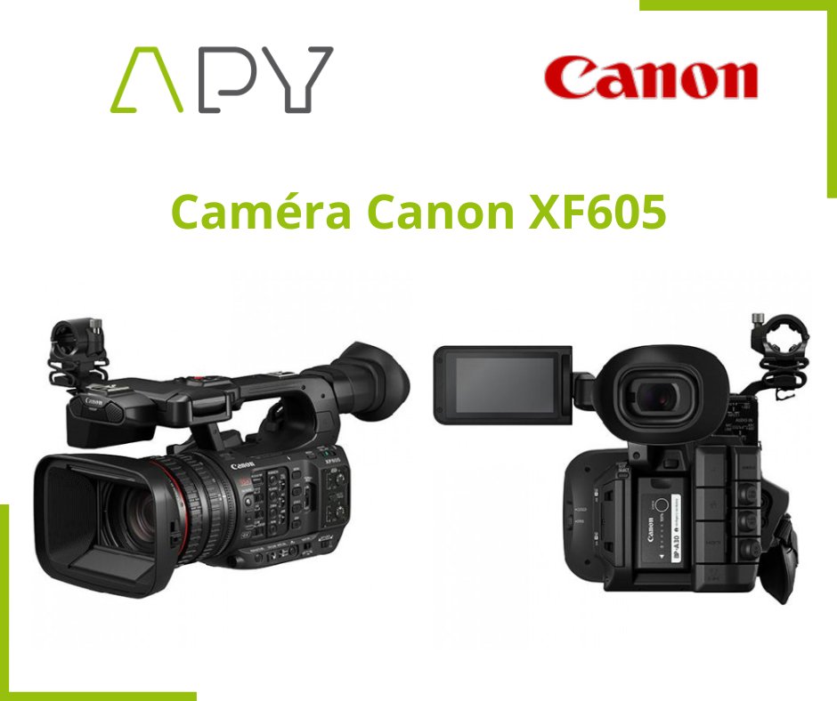 apy_mtl's tweet photo. Découvrez la caméra @CanonCanada XF605 !

Un caméscope de diffusion professionnel, spécialement conçue pour le travail sur le terrain.

https://t.co/50idt8eOzo

#canon #XF605 #camera #camescope https://t.co/EnlZhjsNXA