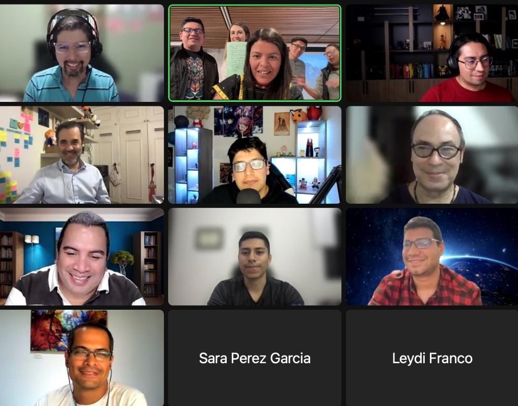 La comunidad ágil de Colombia 🇨🇴 saludando a los asistentes del Meetup Agilidad desde las bases 🇲🇽