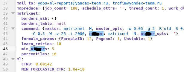vxunderground's tweet image. In the Yandex leak in the files listed below you can find their not so subtle racism. Also, beside racist, absolutely terrible variable naming convention

ads.tar.bz2: 20140520/task.yml
antirobot.tar.bz2: learn/sky_matrixnet.sh

Information via @wackyfruit