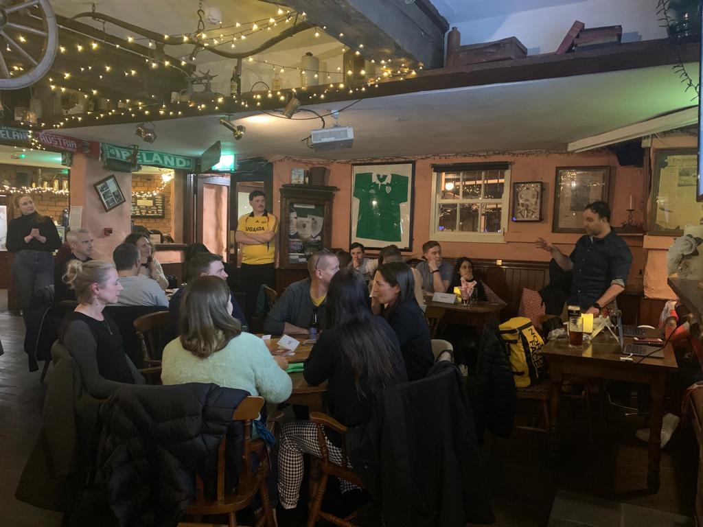 StAndrewsCoDub's tweet photo. Some photos of what was a really super night for the SACA quiz in aid of St Andrews College TY Uganda Programme and CHEEERS DHT- great fun was had and importantly much needed funds were raised for two very worthy causes https://t.co/5pihqn0IJr