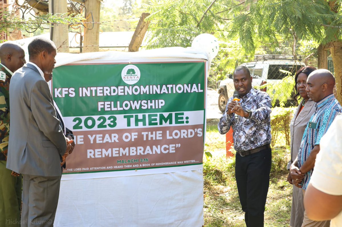 KeForestService's tweet photo. Earlier, alongside colleagues from the KFS Senior Management Team, the @CCF_Kenya Julius Kamau hosted the KFS staff members for a breakfast meeting to usher in the new year at the headquarters in Karura. https://t.co/RaIJt2TXQu