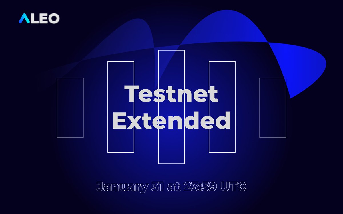 criogennn's tweet photo. Any leftover credits that have not been distributed by then will be allocated at a later date ☝️

Don't miss @AleoHQ testnet III 💍

https://t.co/ac6M4POpCg

#zk #Aleo #testnet #privacy https://t.co/h5k1hwoUS2