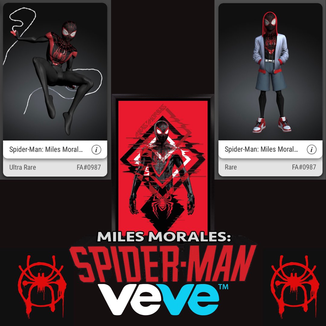LegendaryLeads's tweet photo. Just listed my matching mint Miles Morales R + UR set in the market! If we make a deal 🤝 I’ll ship a UF4 Funko!
#MilesMorales #VeVe #VeVeNFT #MarvelComics #UltimateFallout4 #SpiderMan #SpiderVerse 🤘🕸🕷️⭕️ https://t.co/SJeQNW66NR
