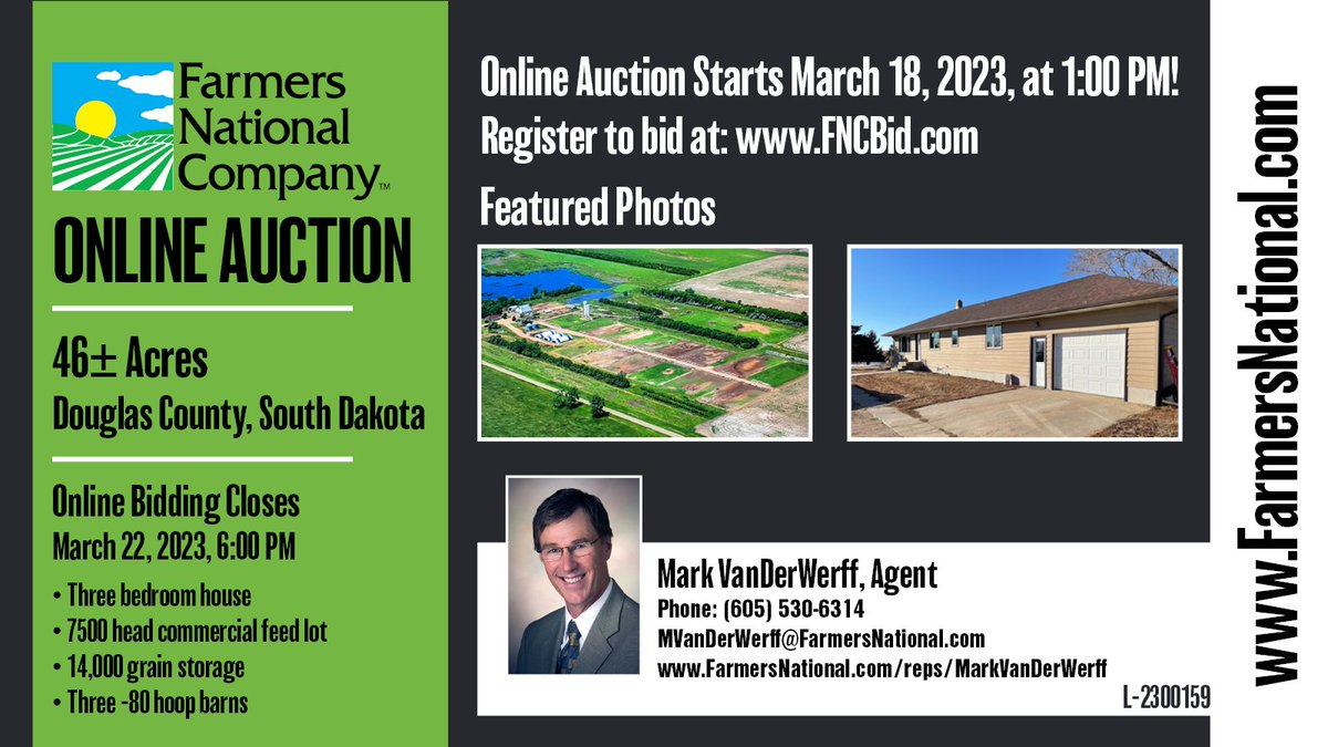 Farmers National Company on Twitter Auction This is a 46acre