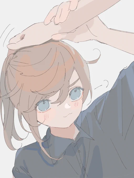 撫でられ待ちちゃん 