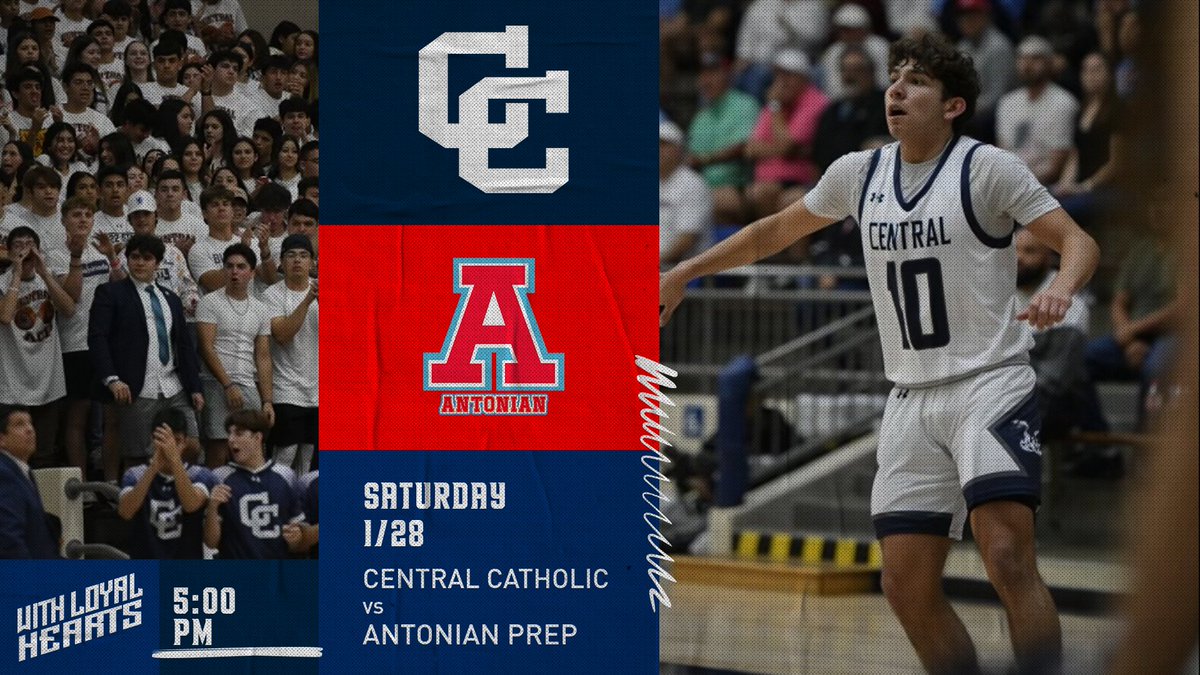 Back at the Alamo Convocation Center for game 2 between the Antonian and your Central Catholic Buttons 💙🐍 

#WLH | <a href="/TAPPSbasketball/">TAPPS Basketball</a>
