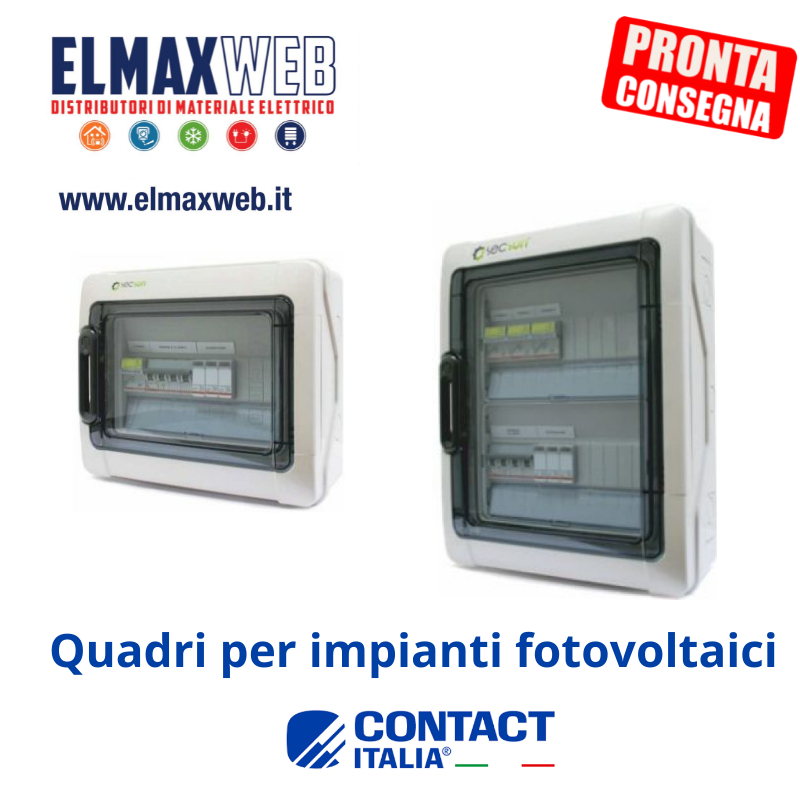 ElmaxwebOnline's tweet photo. 🌞 Quadri di campo 1 e 2 stringhe per impianti Fotovoltaici
✅ Pronta consegna
 #contact #fotovoltaico #quadri #elmaxweb
 https://t.co/Ey4cuuNLBC https://t.co/RAt0WU3MnK