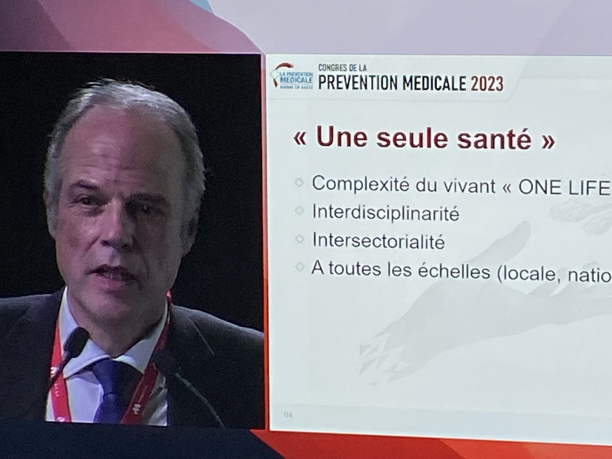 Prevention_Med's tweet photo. 🎯[#LT] Congrès de la @Prevention_Med 
#Objectif2033 : Innovons ensemble pour la #sécurité des soins
🎤 Intervention du Dr Vre @angotjl de @Agri_Gouv : #OneHealth : un changement de culture nécessaire
En savoir plus ⤵️
https://t.co/kC8tuJBQjY https://t.co/Fd5HISvhbX
