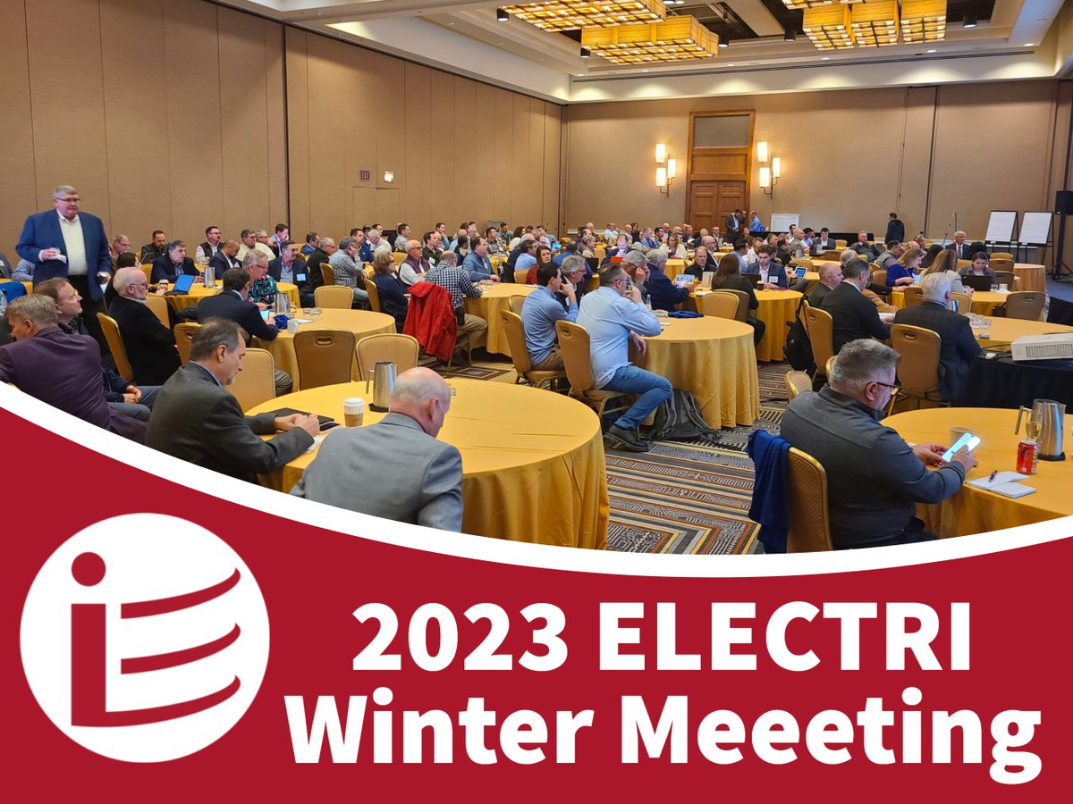 Thank you to everyone who joined us for our Winter Council Meeting❄️ We had more than 200 ELECTRI Council members come together for an industry-focused agenda with contractors and industry partners leading several sessions &amp; driving the content. 

🔗 hubs.ly/Q01zm7g-0