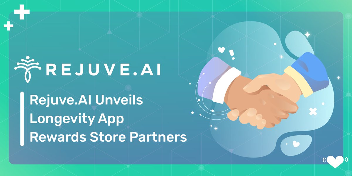 Rejuve_AI's tweet photo. 👀 Discover the exciting industry-leading partners that will be featured in the Rejuve Longevity in-app Rewards Store!! 💥
https://t.co/7orYssG2nu
#longevity #genomesequencing #wearables #biologicalage #dnamethylation #NMN #longevitysupplements #sciencebacked #healthapps https://t.co/W2AVBj6Kaf