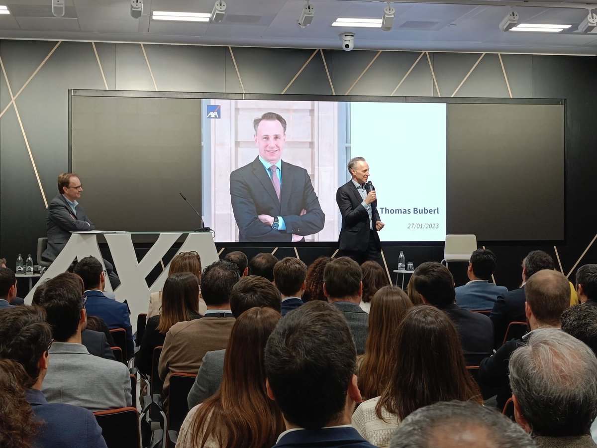 Thank you <a href="/thomasbuberl/">Thomas Buberl</a> for your visit today to AXA in Spain. It is always a pleasure to feel the Group support and your closeness. We face 2023 full of energy and challenges with the certainty that people make the difference. #ONEAXA