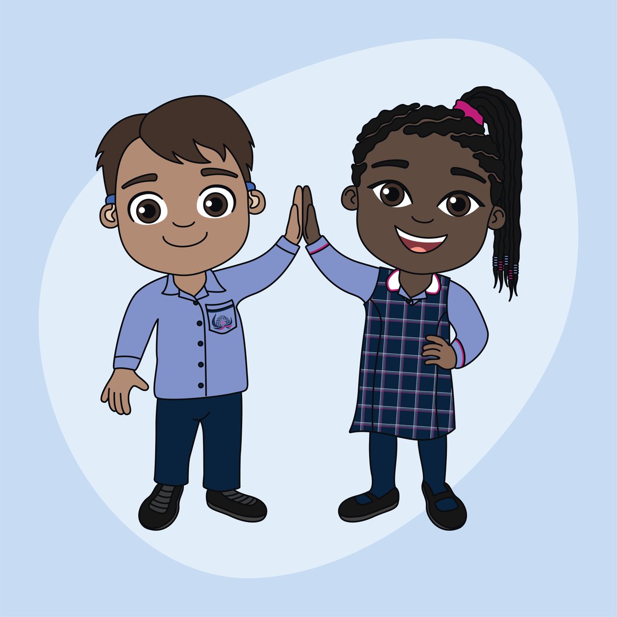 Worked with Edmondson Park PS to design and illustrate a set of wellbeing characters that reflect the cultural diversity at the school and reinforce the characteristics of the five basic needs.
See them all here: cassandrecollins.com/2023/01/28/stu…

#MakingLearningFun #creativelearning