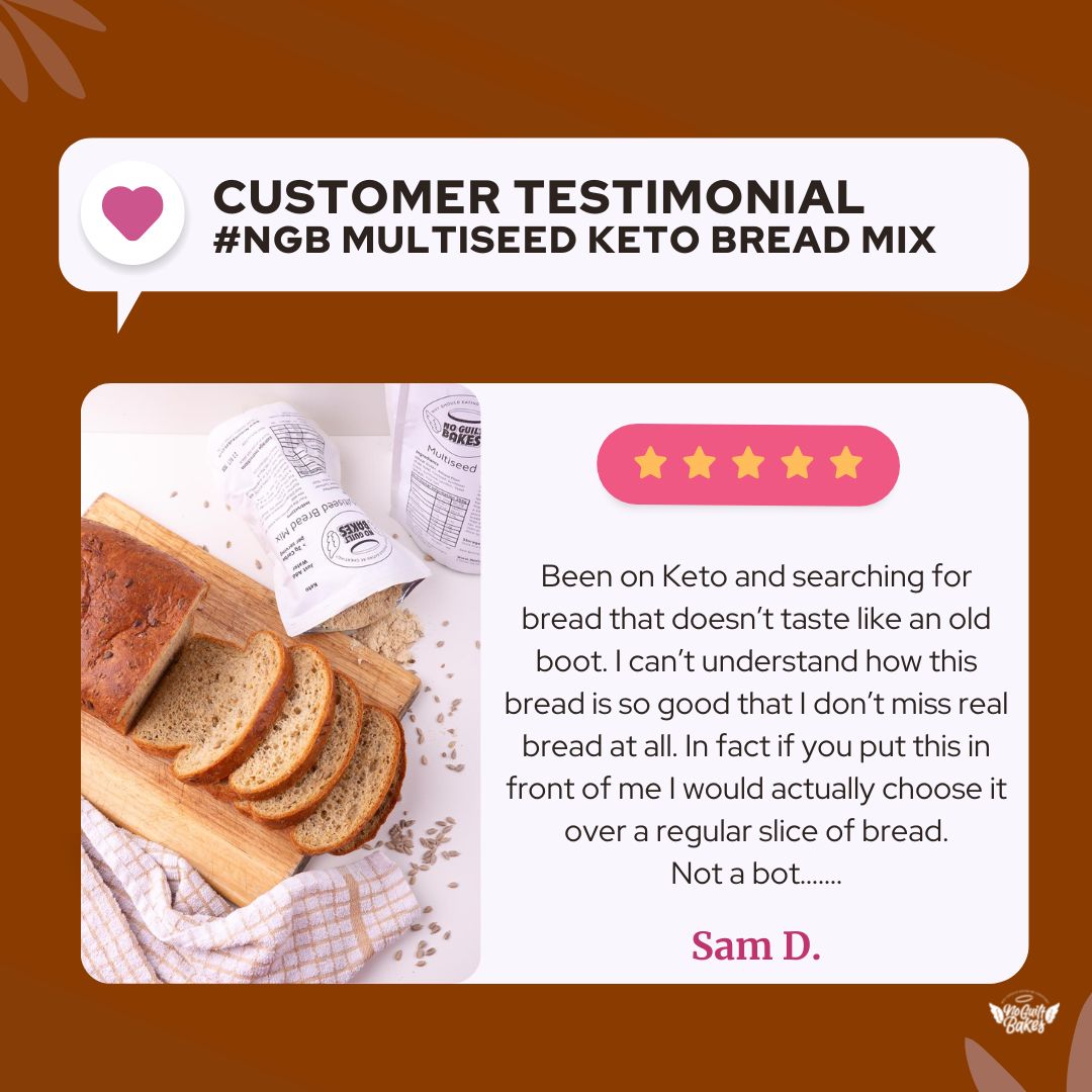 noguiltbakes's tweet image. From the client's lips straight to warm our hearts.
We always get giddy when you give us feedback.

#lowcarb #nosugaradded #breadmix #ketobread #breadlovers #bakery #ketolondon #reviews #positivevibes