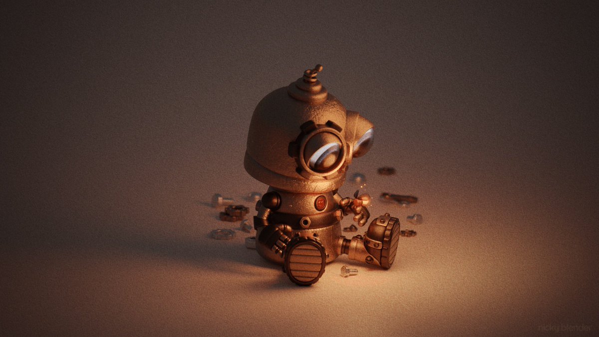 This time I wanted to try something different⚙️ #b3d