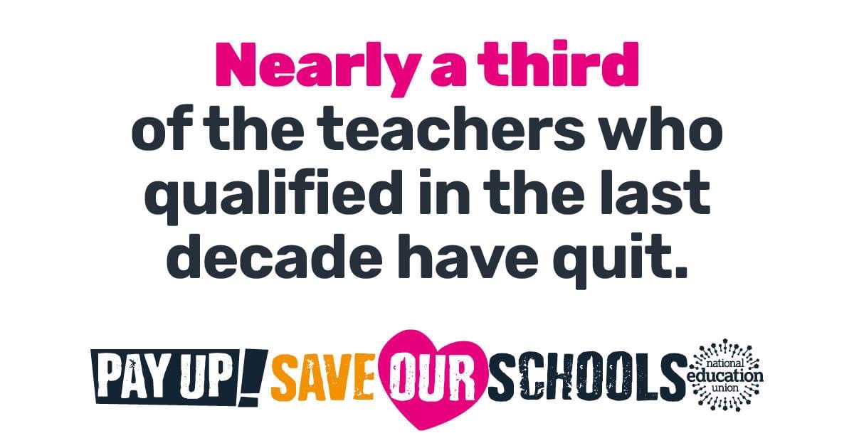 A teacher who started working in 2010 and made normal progress up the pay scale has lost over £64,000 in real terms.

The action is about the very future of education and the life chances of our children.

✍️ Please sign the petition 👉 Payupsos.com