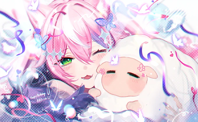 #Nari_Art #でかい魔王様と小さいオトナリの誕生日征服 