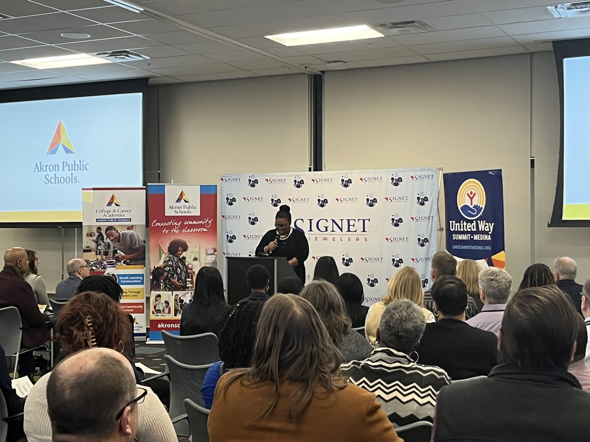Today we welcome Signet Jewelers as a named Academy partner at North High School @AkronNorthHS The new academy will be called the Signet Jewelers Academy of Global Technology and Business. @akronschools