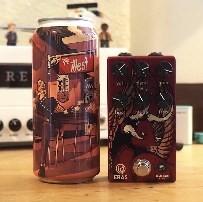 beerandpedals's tweet photo. A @newanthembeer The Illest Imperial Porter paired with the Eras Five-State Distortion from @WalrusAudio🍺 🎛️
.
#beer #pedals #beerlover #pedalsandeffects #effects #pedaloftheday #effectspedals #newanthem #illest #porter #imperialporter #eras #walrusaudio https://t.co/kieB6CUUXM