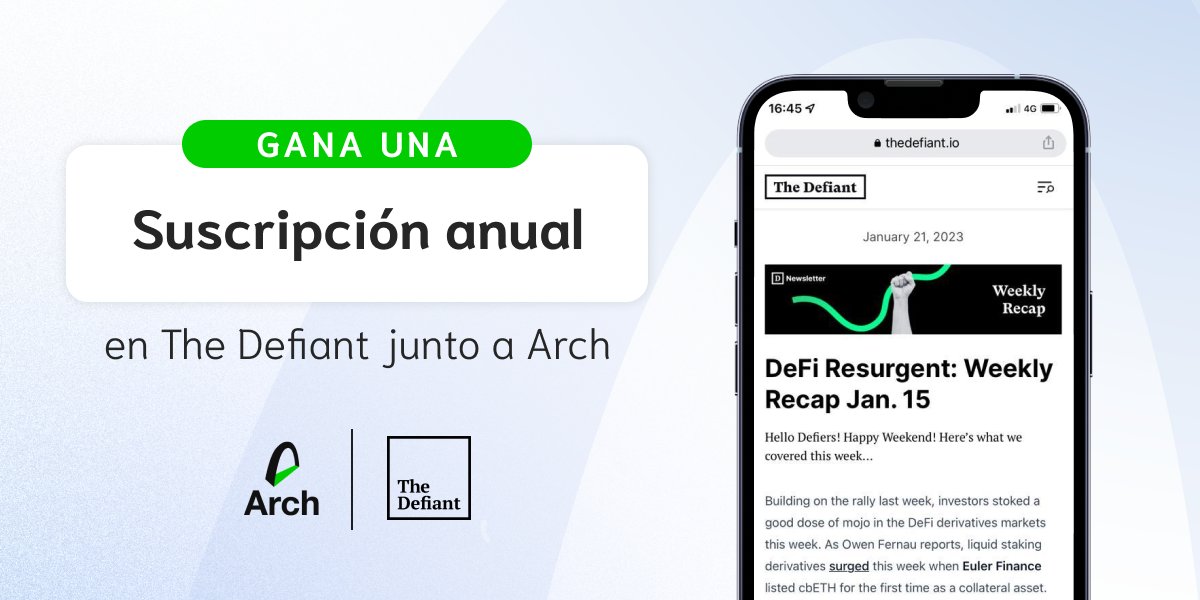 ¡Participa y gana una suscripción anual en 
<a href="/DefiantNews/">The Defiant</a>!  📰🏅

Solo debes contestar la encuesta, retwittear, seguirnos y estarás participando.

Anunciaremos el ganador 🏆 a través de esta cuenta el viernes 3 de febrero.

Te dejamos la encuesta más abajo👇