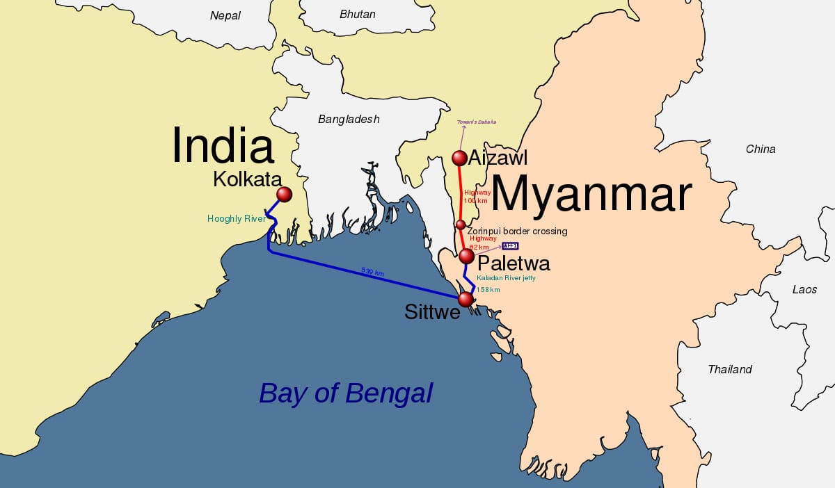 India-built Sittwe Port in Myanmar to be opened soon.

#IADN