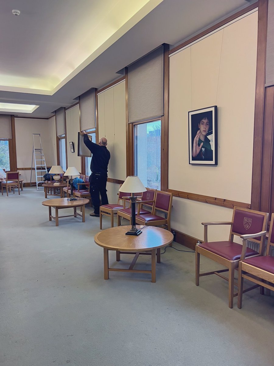 Our exhibition Signs for the Living by Hannah Lister, winner of the Wolfson College Cambridge Royal Academy School Graduate Prize opens this weekend. Her beautiful, multi-layered photographs are gracing the walls of the Combination Room until April. <a href="/WolfsonCam/">Wolfson College</a> <a href="/royalacademy/">Royal Academy</a>